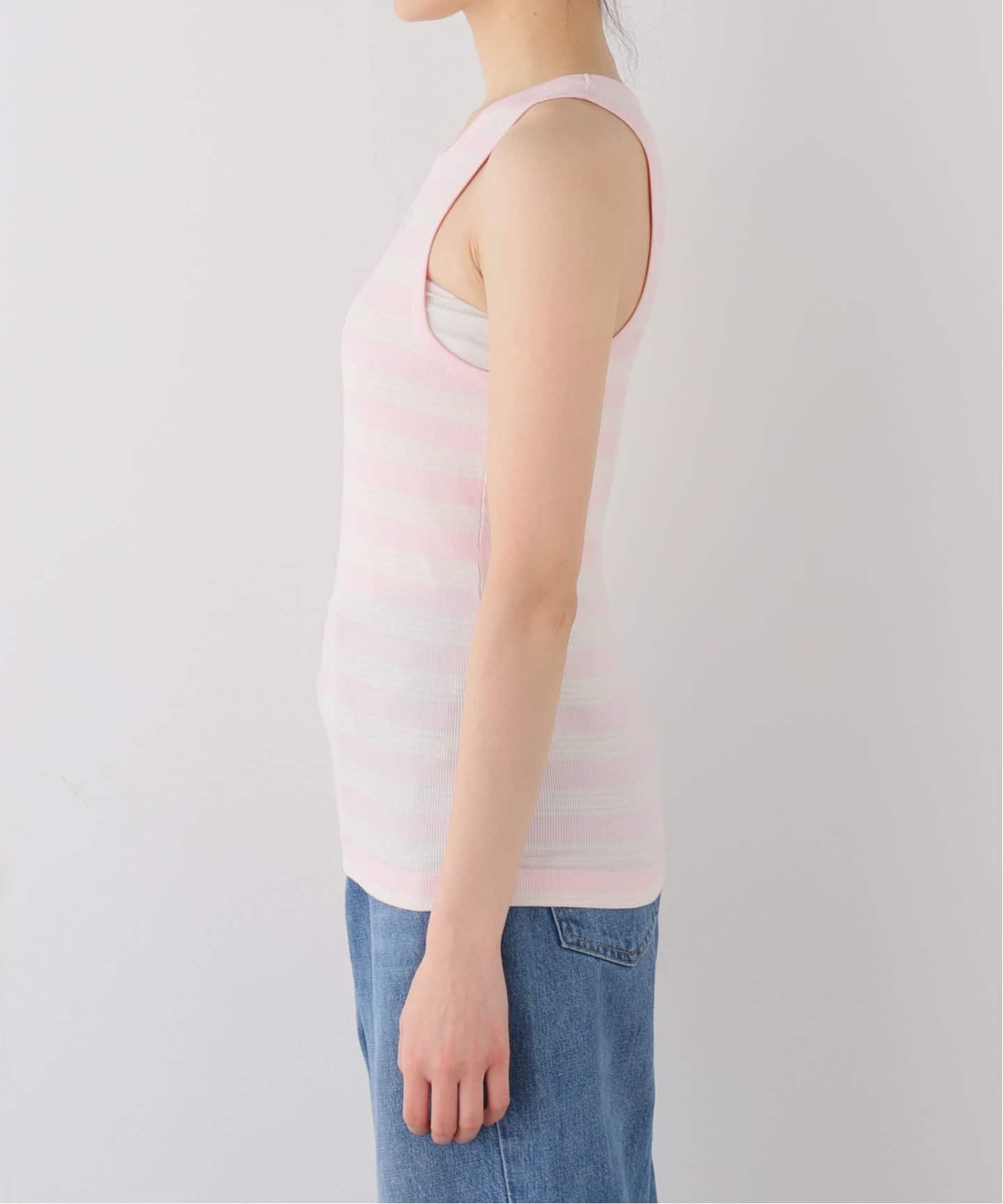 GANNI / ガニー Soft Cotton Rib Tank Top（タンクトップ）｜U by