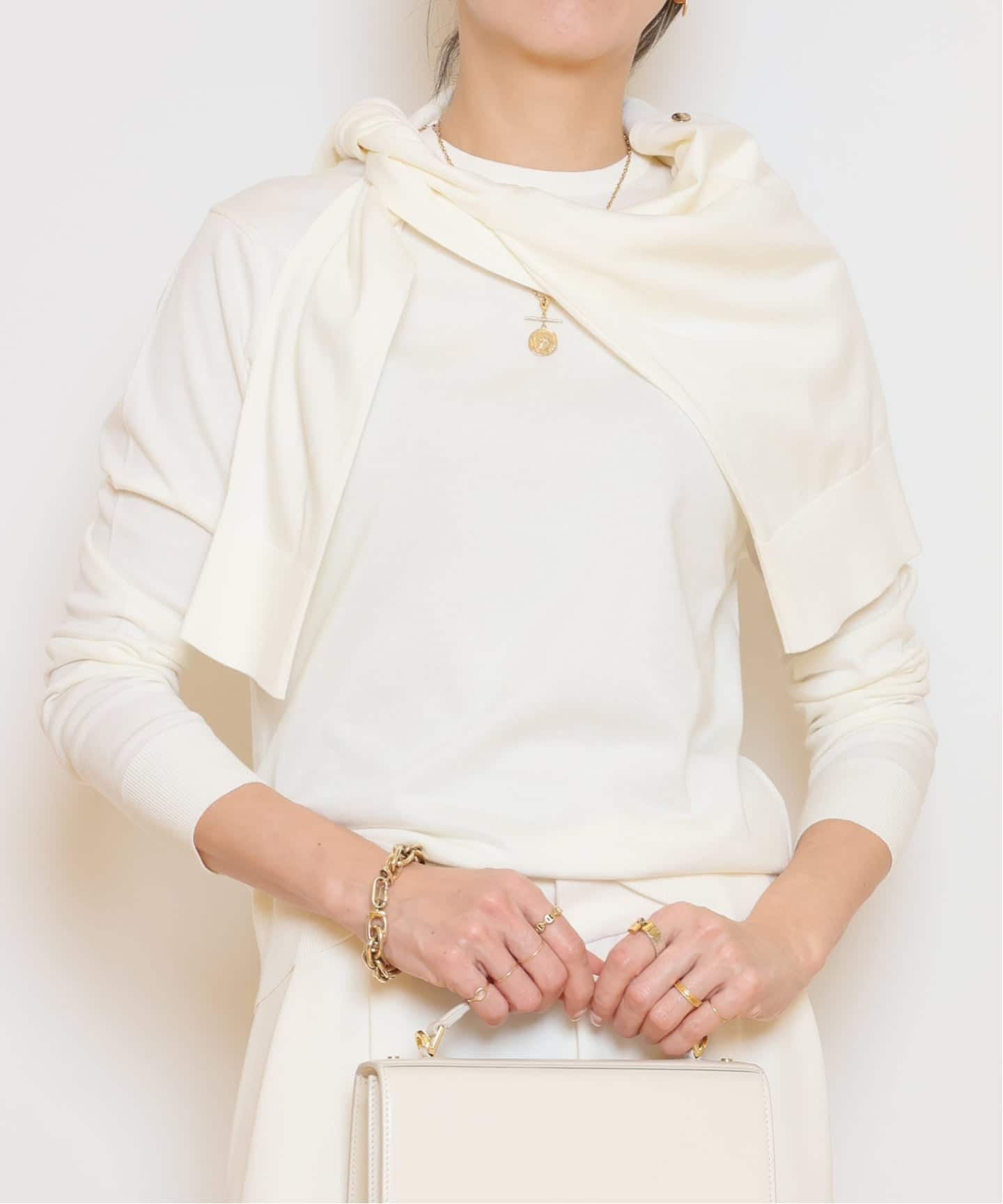 FF30 GIZA クルーネックプルオーバー（ニット／セーター）｜MUSE de