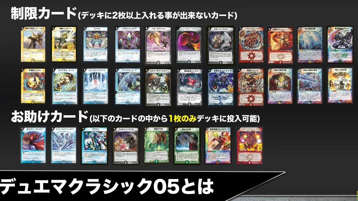 古くも新しい】デュエマクラシック05、もっと流行れ【20年前の世界