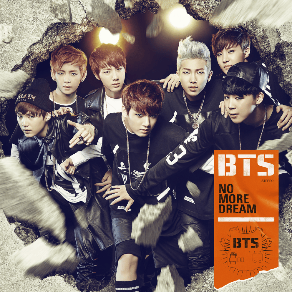 When did BTS release No More Dream (Japanese Ver.)?