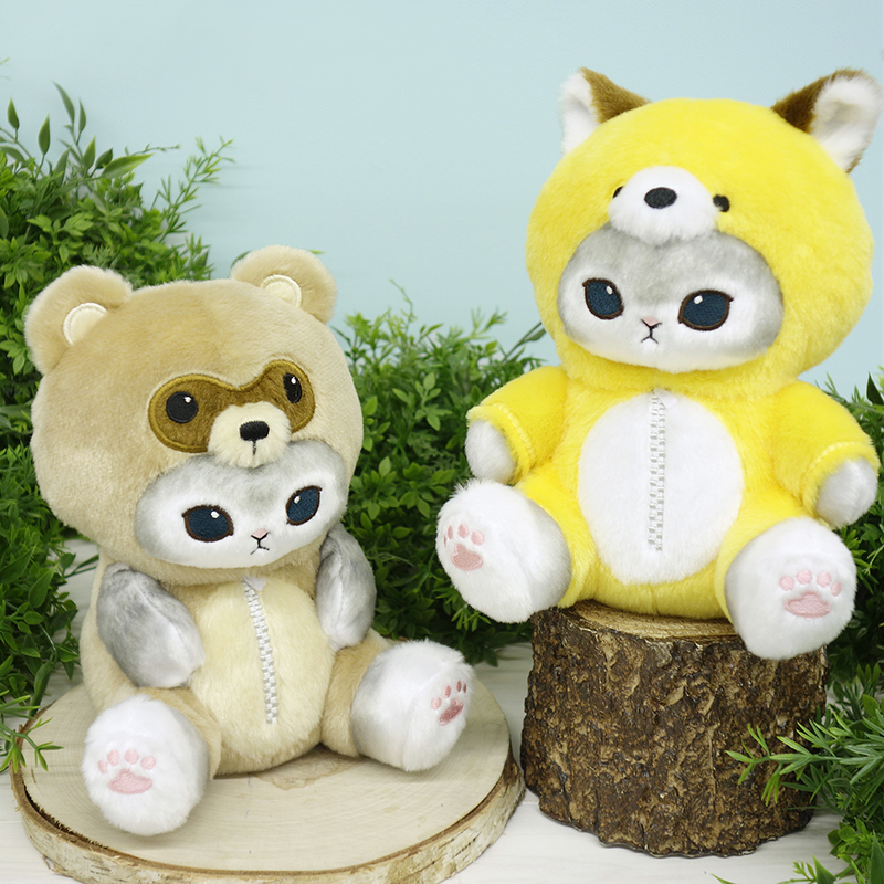 ぽてたまぬいぐるみ mofusand タヌキにゃん グレー【サン・アロー公式