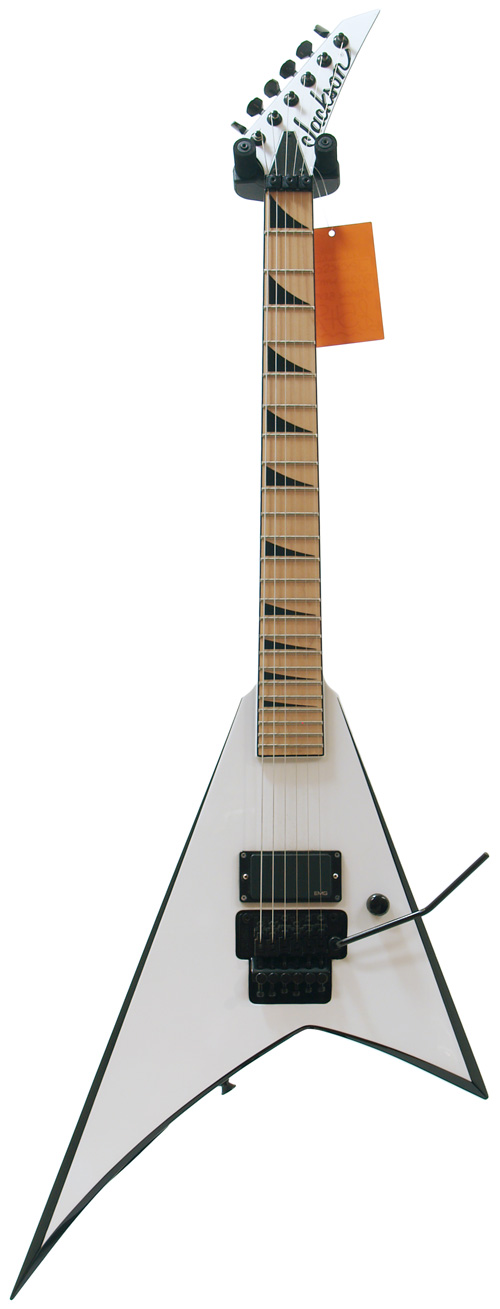 Jackson RR24 White Black Bevels MN (Pre-Owned) | guitarguitar