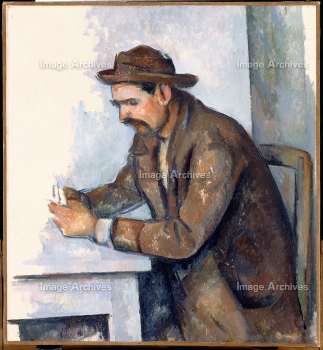 作品詳細 | トランプ遊びの人々の習作 | イメージアーカイブ - DNP