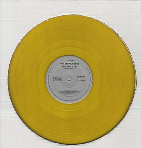 The Stone Roses Fools Gold - Gold Vinyl US 12