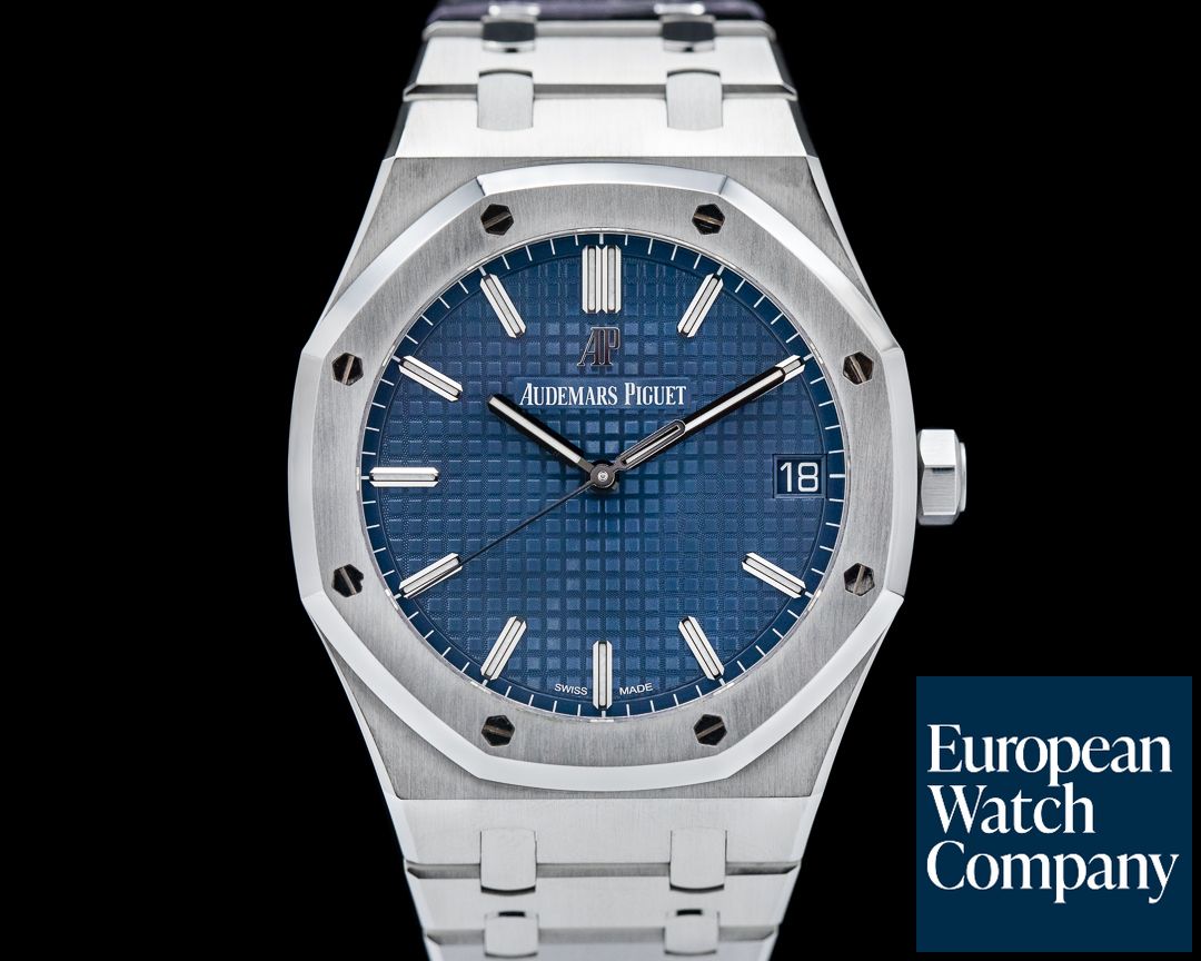 54640) Audemars Piguet Royal Oak Blue Dial 15500ST | European