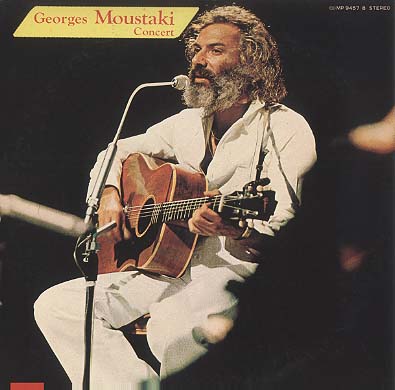 ジョルジュ・ムスタキ オランピア劇場のムスタキ LP2枚組 帯付 d738y78