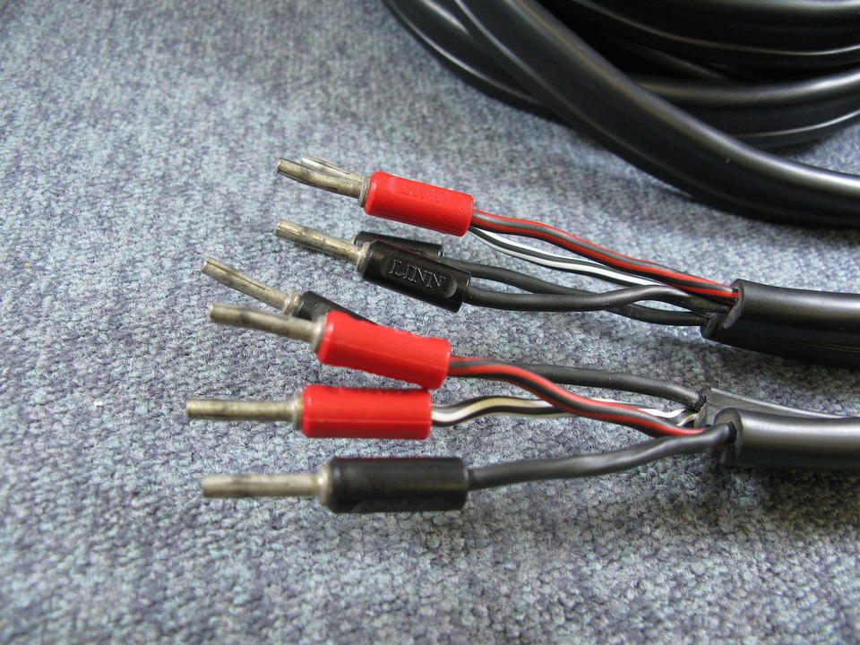 LINN K400 スピーカーケーブル 2mペア 純正バナナプラグ付き LINN K400