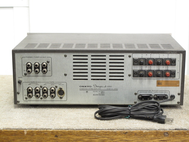 OKKYOアンプリファイヤーCA-5000中古動作品の出品です。 OKKYO