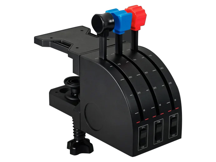 Logitech Saitek Pro Flight Yoke and Throttle Quadrant System