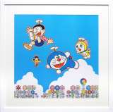 村上隆「青空の下のドラえもん達」オフセット・リトグラフ :: 絵画買取