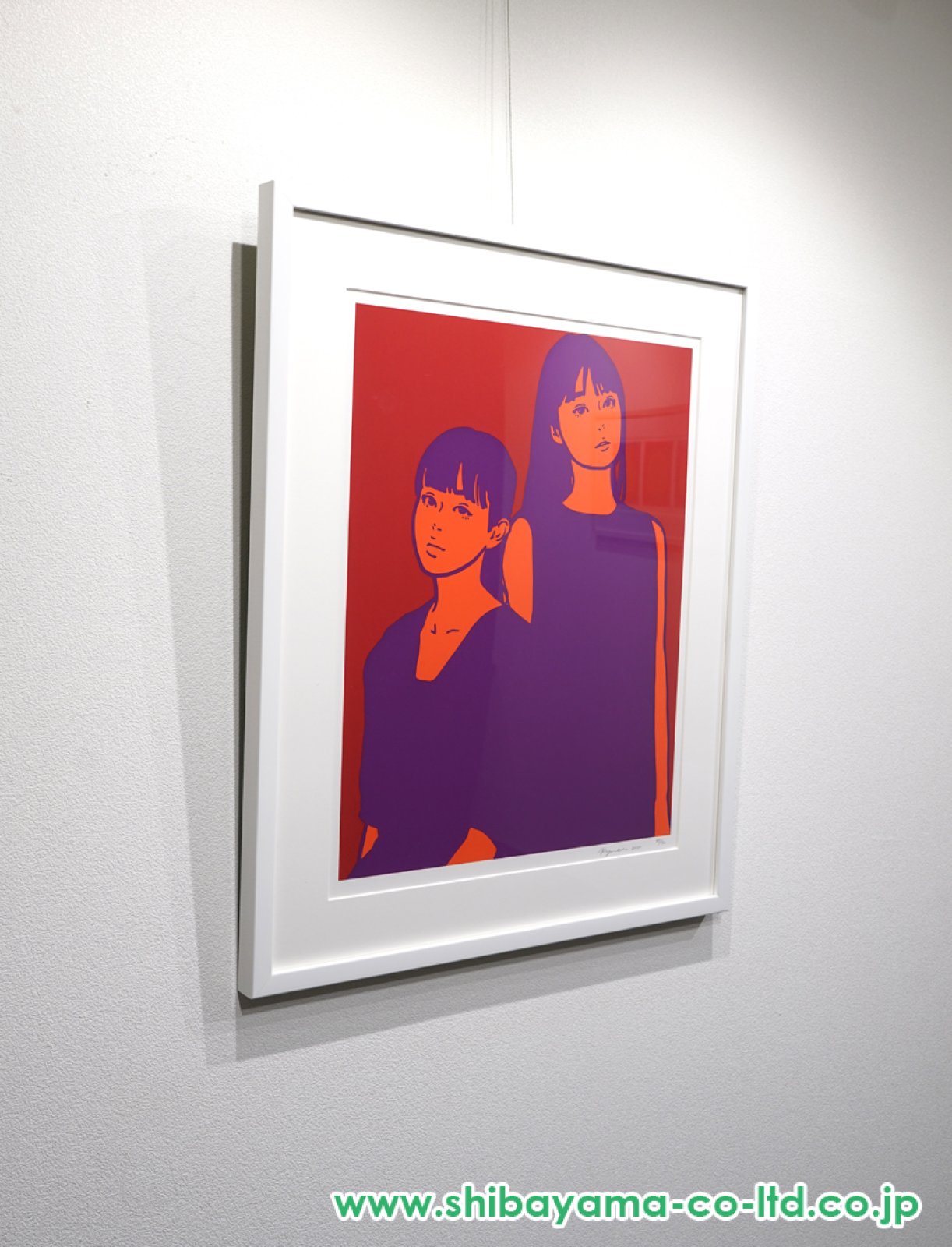 KYNE「Untitled : E」シルクスクリーン :: 絵画買取・販売 - シバヤマ