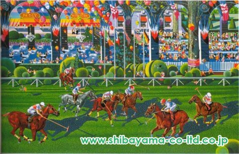 ヒロ・ヤマガタ「ポロ」シルクスクリーン :: 絵画買取・販売 - シバヤマ