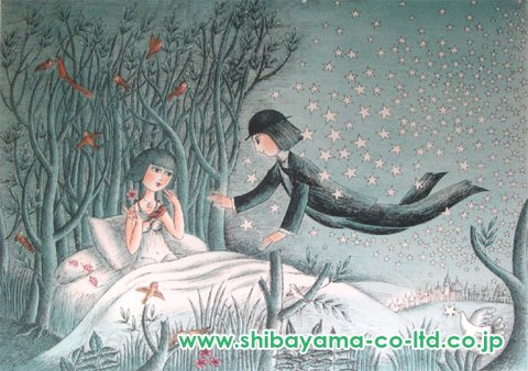 レイモン・ペイネ「愛の訪問者」リトグラフ :: 絵画買取・販売 - シバヤマ