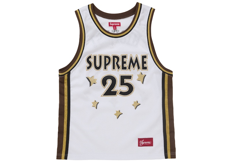 Supreme All Star Basketball Jersey (SS25) White Men's - SS25 - US