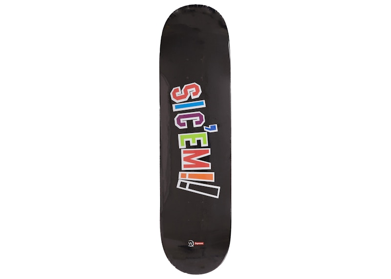 Supreme WTAPS Sic'em! Skateboard Deck Black - FW21 - US