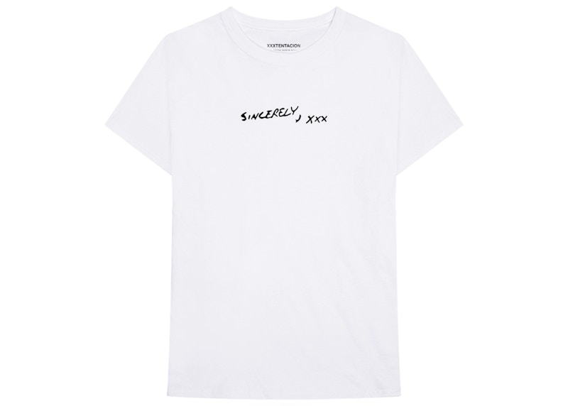 XXXTentacion Sincerely, XXX T-shirt White メンズ - JP