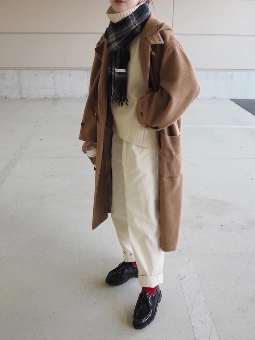 AURALEE】ベビーキャメル ビッグダッフルコート WOMENを使った人気