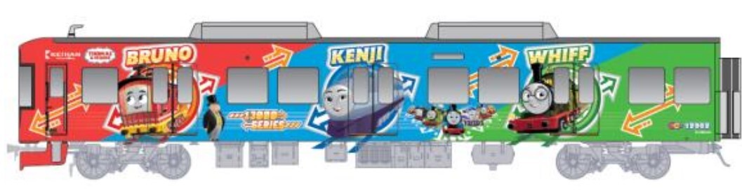 京阪 きかんしゃトーマスラッピング電車 運転（2024年3月23日