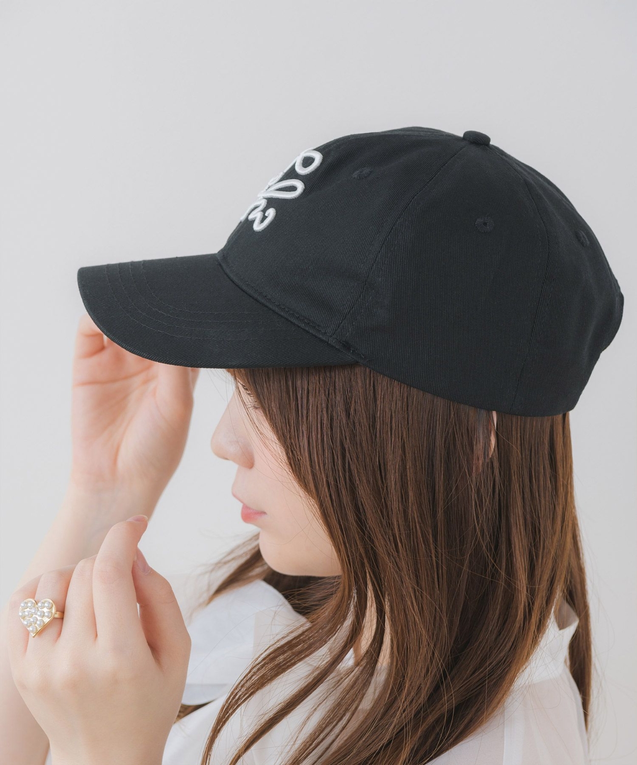 ロゴ刺繍カラーキャップ|casita | RETRO GIRL ONLINE STORE レトロ