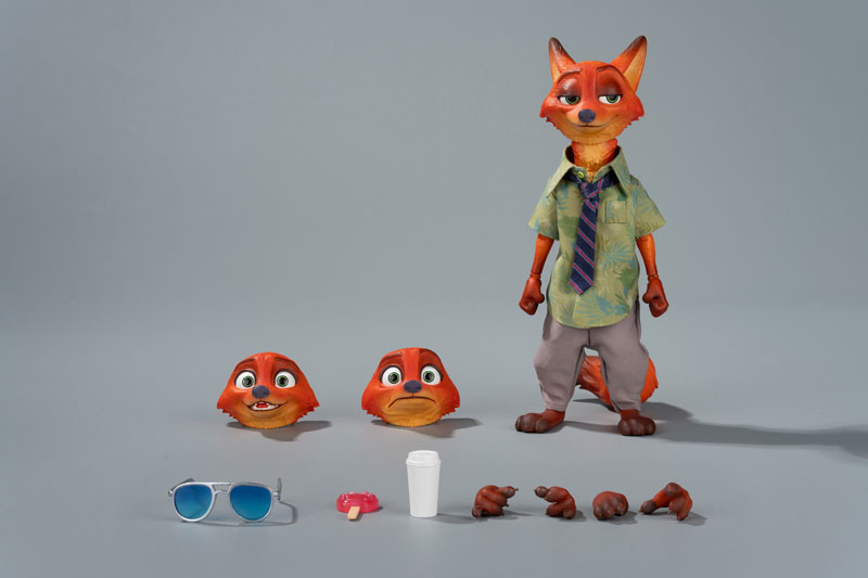 AmiAmi [Character & Hobby Shop] | Zootopia Nick & Judy 1/8 Action