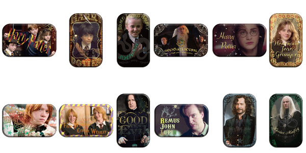 ハリー・ポッター スクエアカンバッジコレクション 12個入りBOX