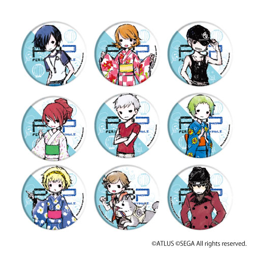 缶バッジ「ペルソナ3 ポータブル」01/グラフアート 夏祭りVer. 9個入り