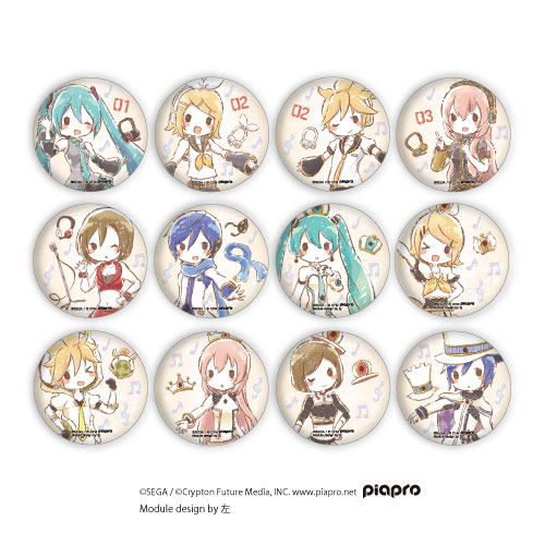 缶バッジ「初音ミク -Project DIVA-」02/グラフアート 12個入りBOX[A3