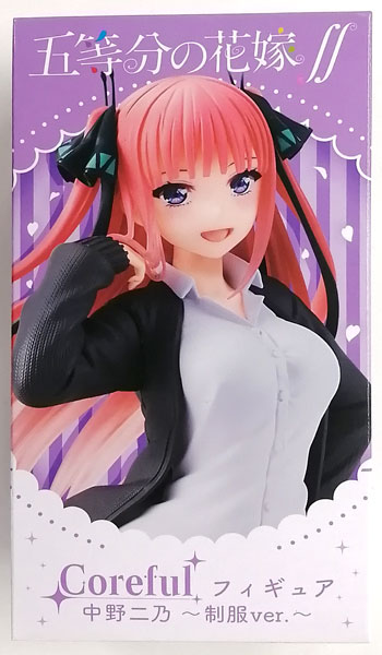 中古】(本体A/箱B)五等分の花嫁∬ Corefulフィギュア 中野二乃～制服