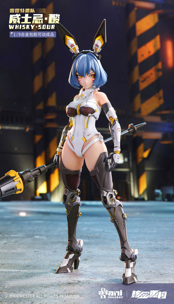 中古】(本体B+/箱B)雷霆特遣隊 WHISKY・SOUR 1/9 シームレスアクション