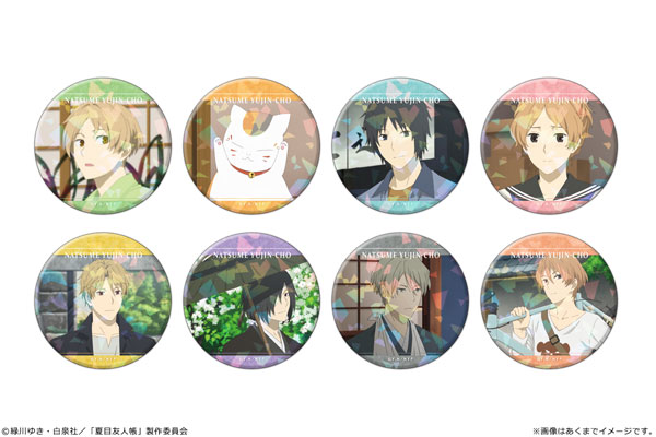 夏目友人帳 トレーディングホログラム缶バッジ 8個入りBOX[カナリア