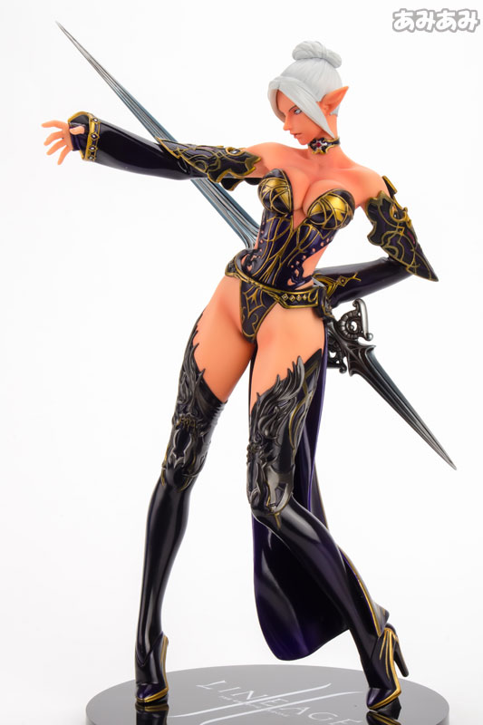 中古】(本体A-/箱B)リネージュII ダークエルフ フィーメール 1/8 完成