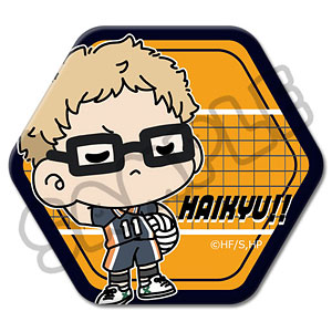 ハイキュー！！」第8弾 六角形缶バッジ(mochocho) M-VA(日向翔陽