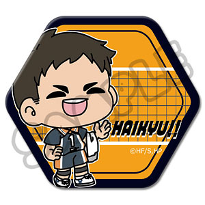 ハイキュー！！」第8弾 六角形缶バッジ(mochocho) M-VD(山口忠)[シンク