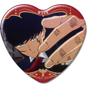 TVアニメ「マッシュル-MASHLE-」 ハート型ホログラム缶バッジ デザイン