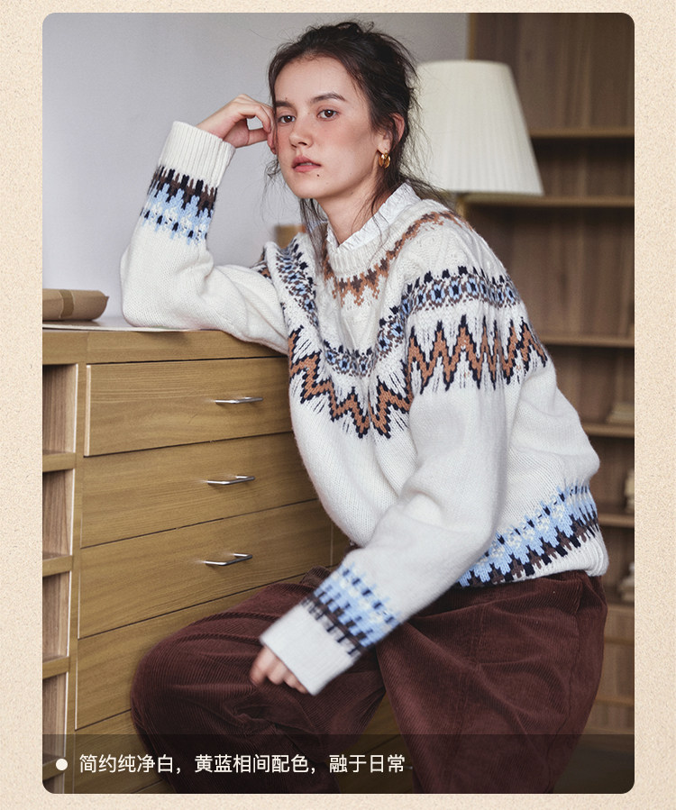 レッド/ホワイト/グレー フィンランド叙情 北欧風ヴィンテージ フェア