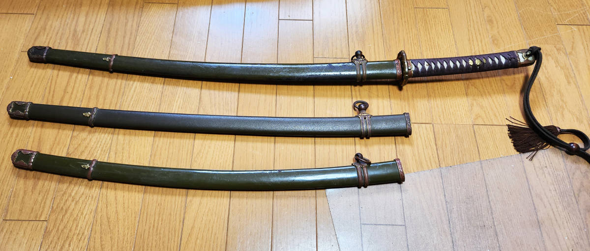 日本軍 軍刀 模造刀 九八式 野戦拵え 当時物 九八式軍刀 模造刀