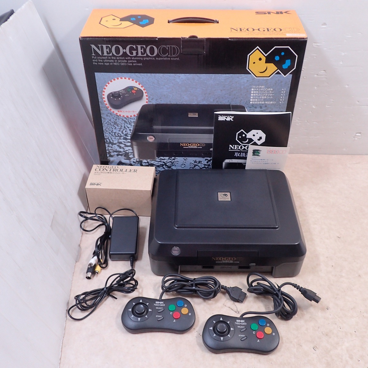 NEOGEO mini コントローラー2個、ケーブル、ACアダプターセット NEOGEO