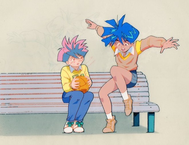 新品】☆まじかる☆タルるートくん・セル画set②・江川達也