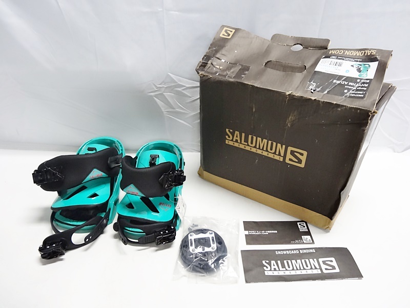 SALOMON スノボ ビンディング サイズS グリーン 楽天市場