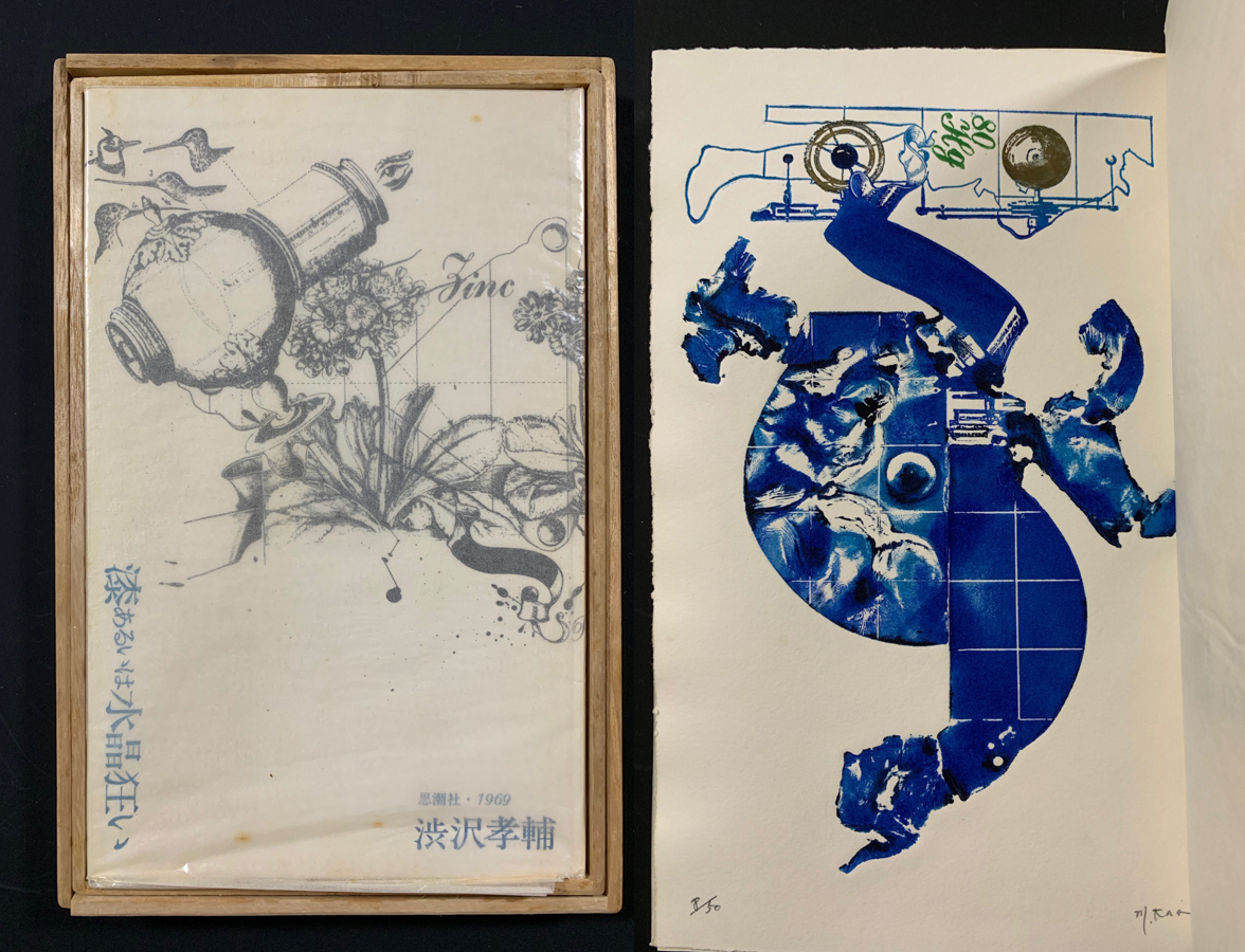 漆あるいは水晶狂い 渋沢孝輔 思潮社 1969 水晶狂い 渋沢孝輔短詩集