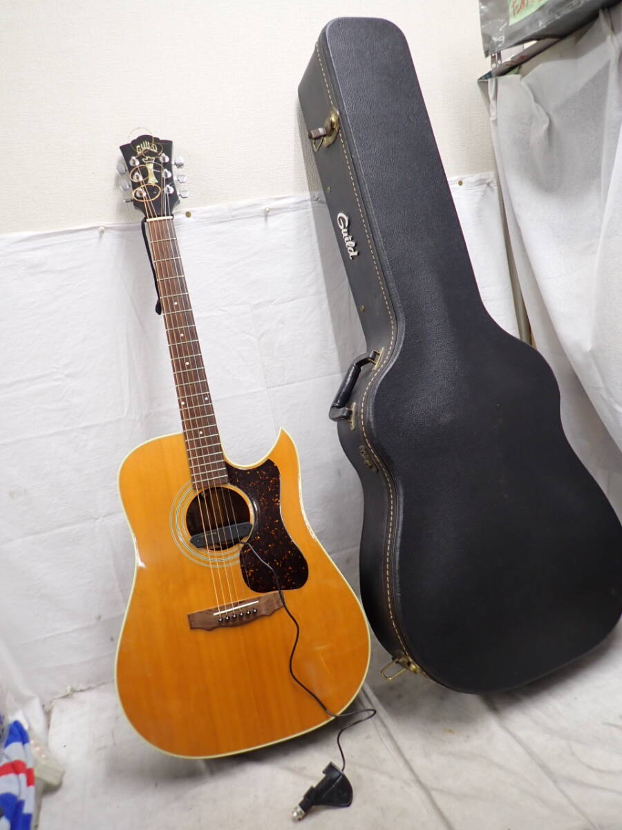 中古】OLD！トップ単板・カッタウェイ・fina FAW-800/TS 激鳴りアコギ