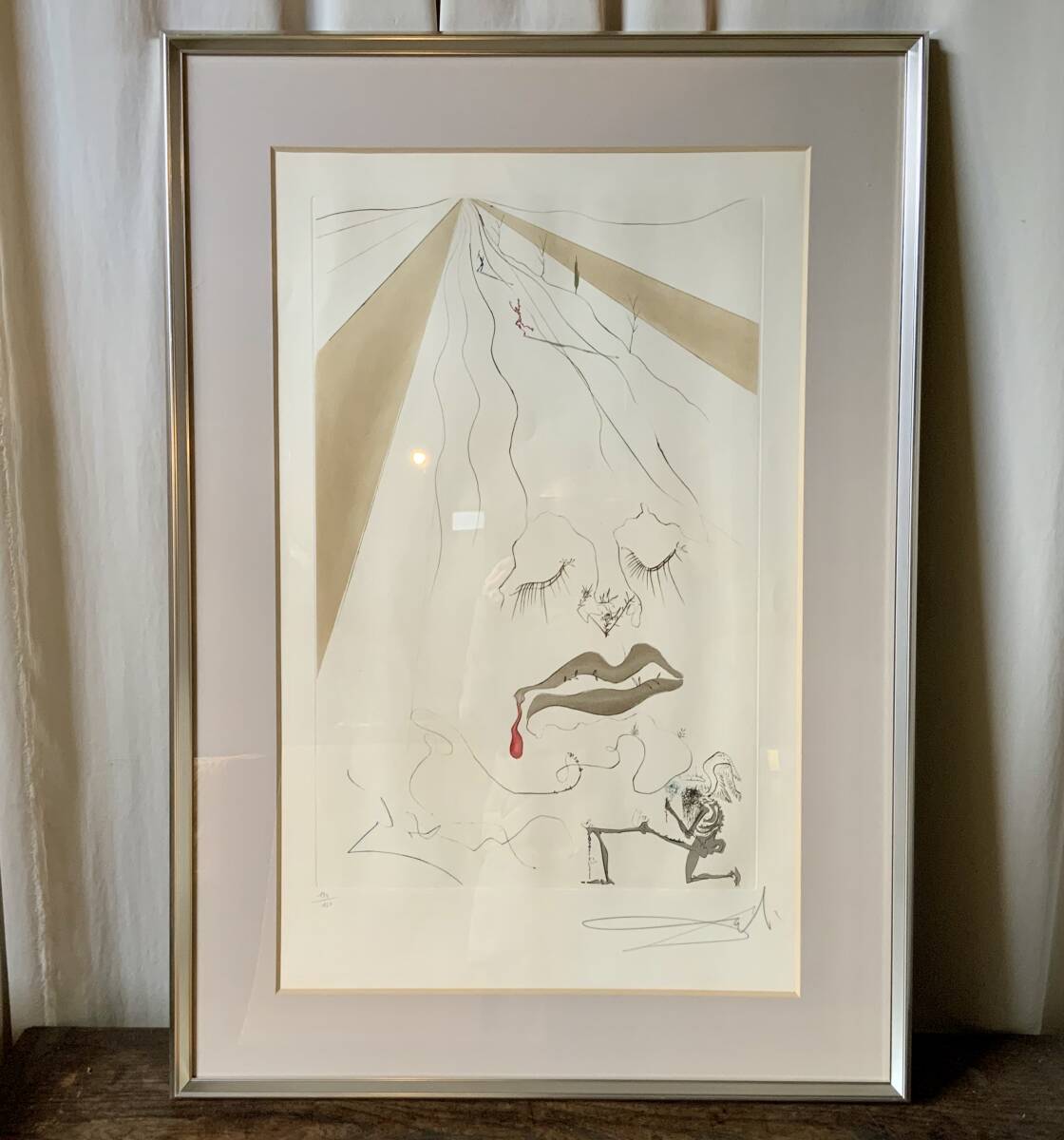 八島義郎 芸術家 宗教家 リトグラフ 版画 想い出 美品 貴重