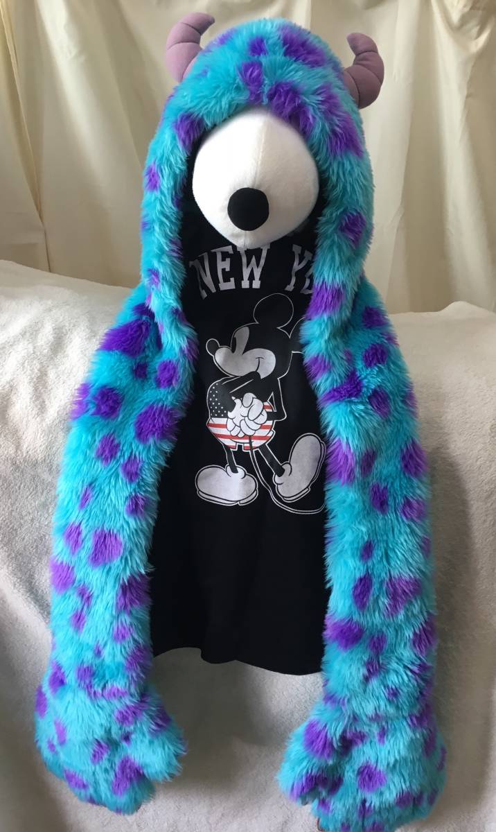 Disney ディズニー サリー マフラー帽子手袋 モンスターズインク