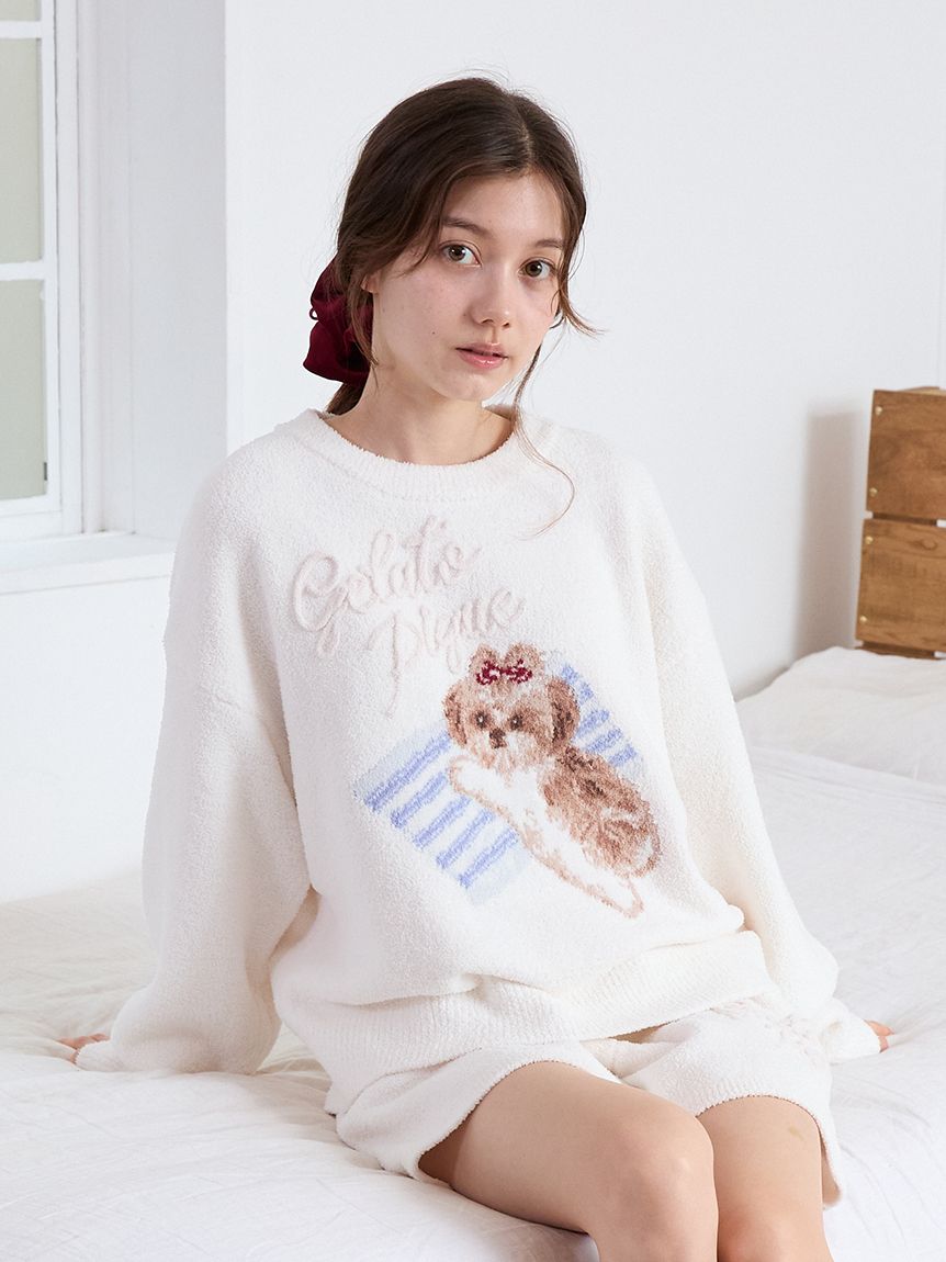 シーズージャガードプルオーバー(ニットプルオーバー)｜ルームウェア