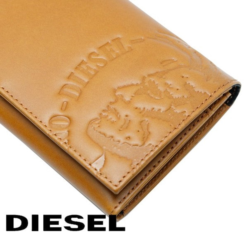 ディーゼル 長財布 ロングウォレット DIESEL レザー 本革 モヒカン
