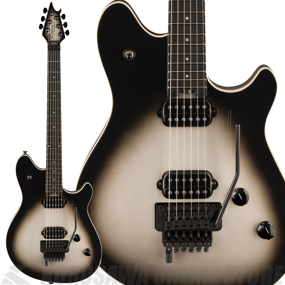 EVH WOLFGANG SPECIAL, EBONY FINGERBOARD SILVERBURST《高性能