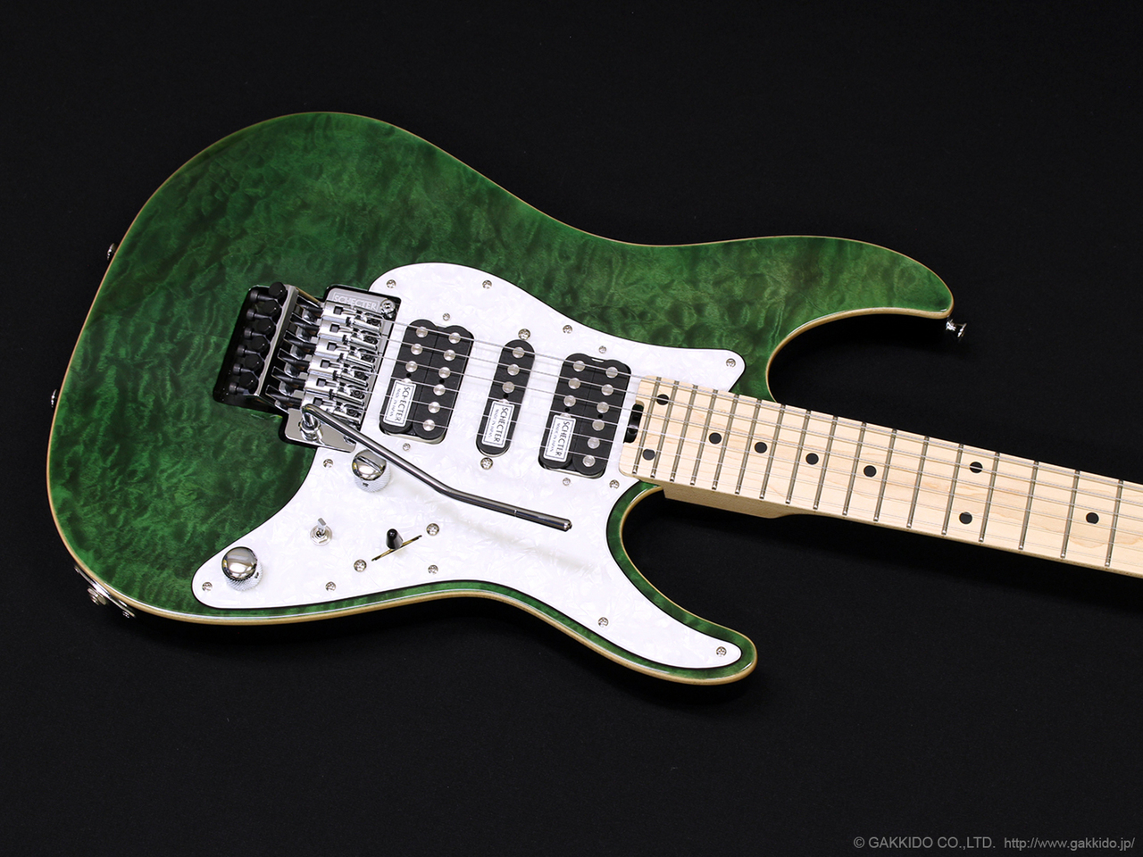 SCHECTER SD-2-24-AL GRN/M [See-thru Green]（新品/送料無料）【楽器