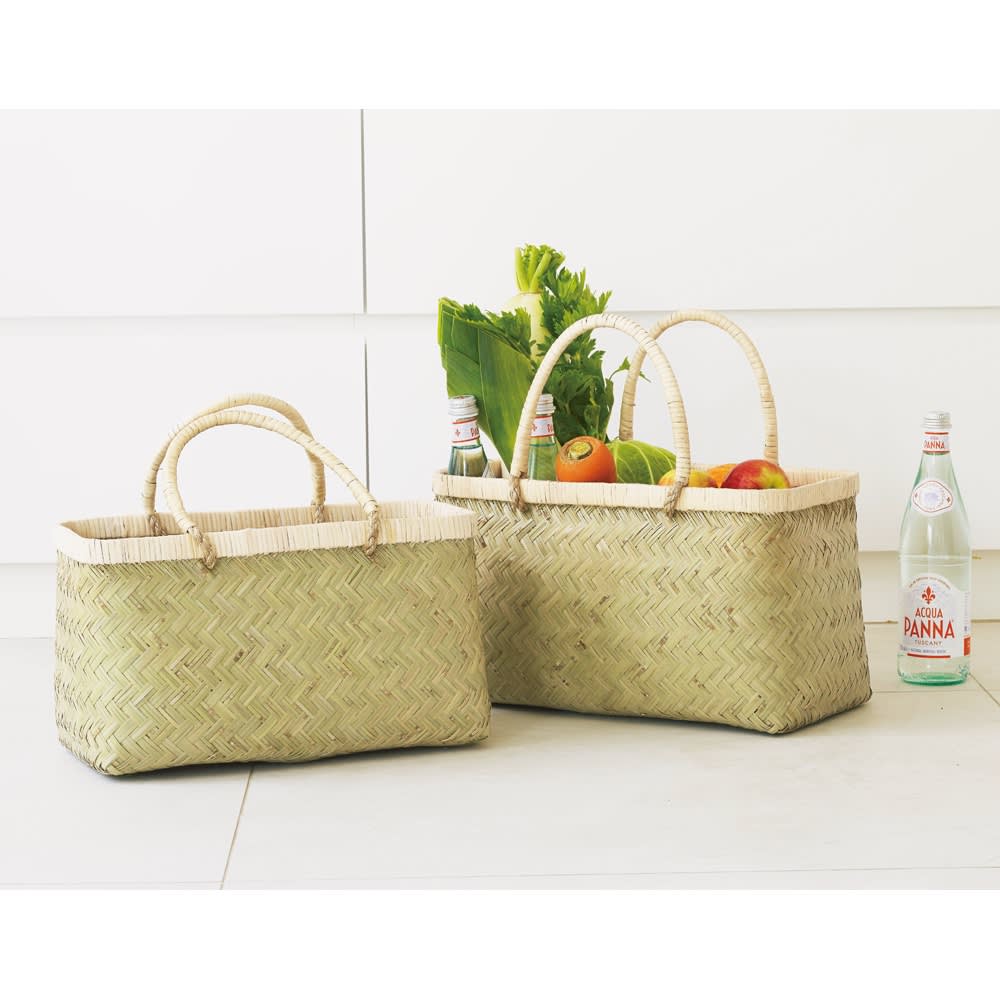 籐製 竹製 バスケットセット 複数点