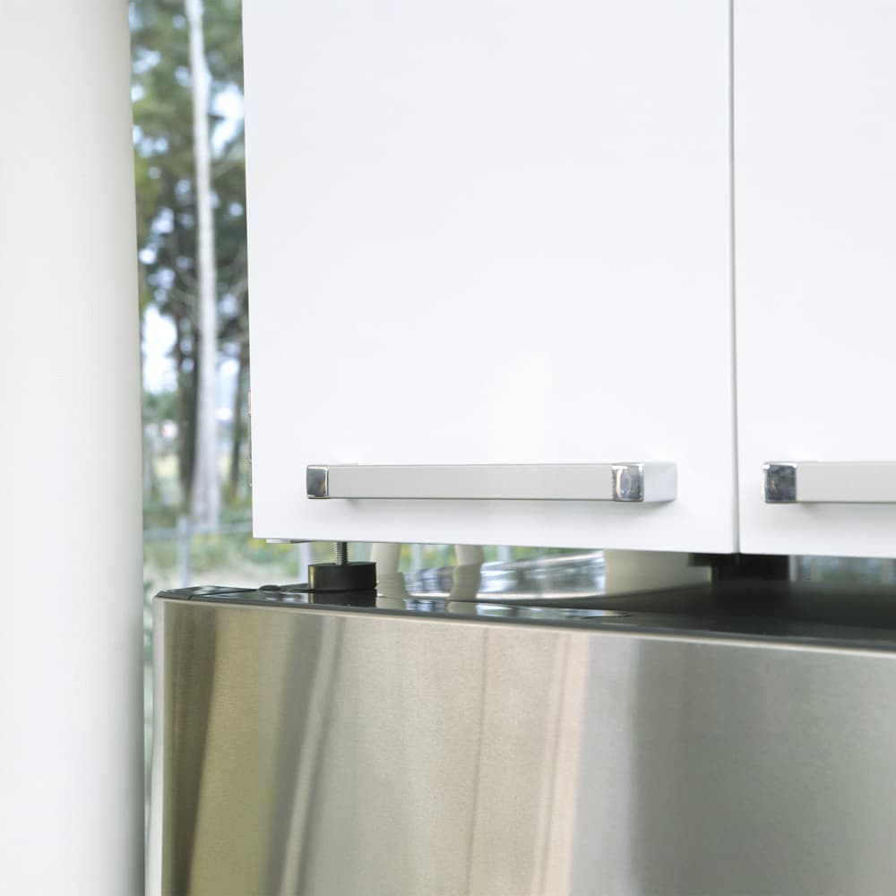 dショッピング |光沢仕上げ・冷蔵庫上ストッカー 幅63cm（脚部65cm