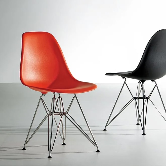 イームズシェルチェアDSR（イームズプラスチック シェルサイドチェア